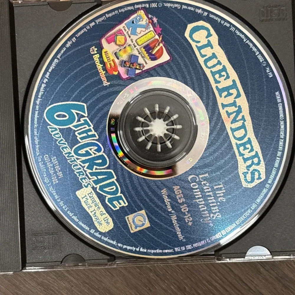 ClueFinders 6th Grade Adventures Empire Of The Plant People PC/Mac CD-ROM 2001